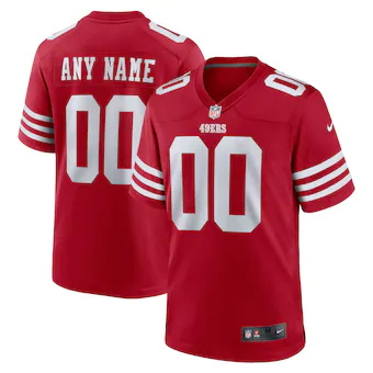 youth nike scarlet san francisco 49ers game custom jersey_p